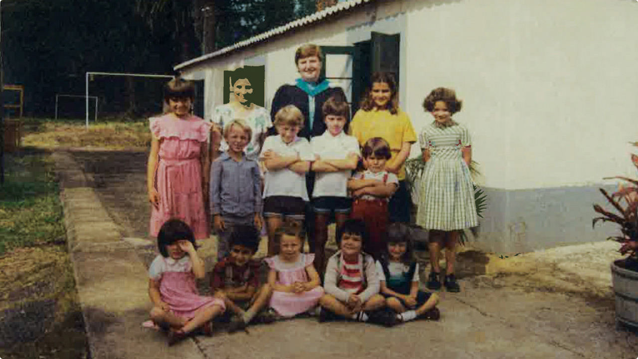 First building of Madeira British School at Madeira Island